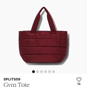 Splits59 Deep Red Tote Bag